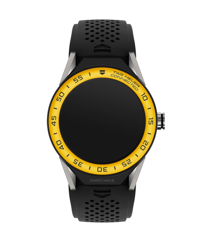 TAG Heuer Carrera Connected Modular 45 Titanium / Yellow Aluminum / Black Rubber